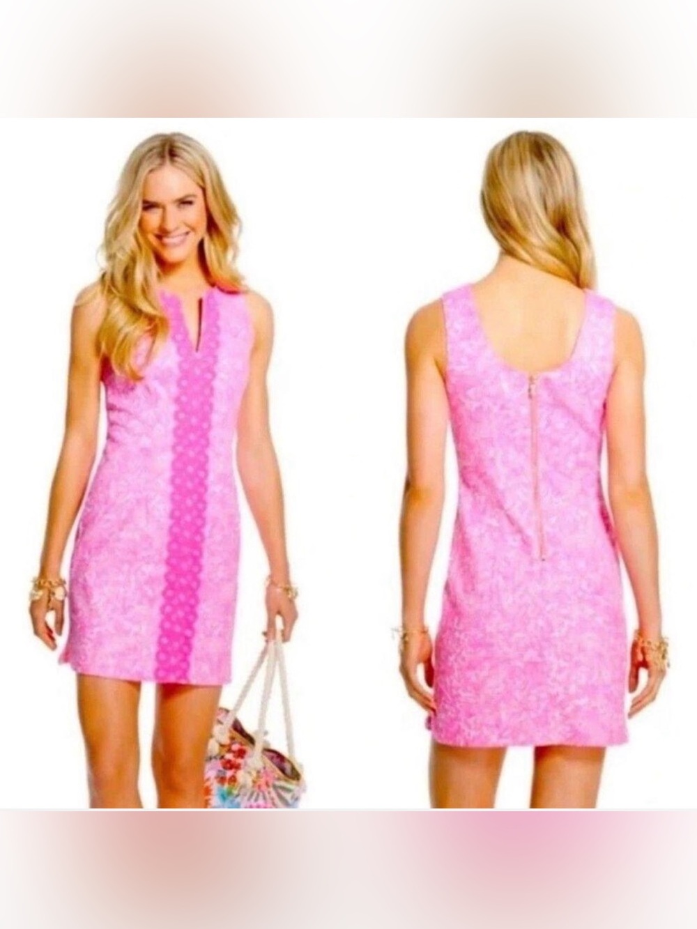 Lilly Pulitzer for Target See Ya Later Shift Dress Pink Size 6 Rare 2015 - Picture 2 of 8